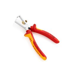 Knipex Insulation Stripper with opening spring, universal chrome-plated