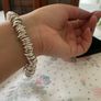 Silver-Tone Charm & Spiral Bracelets Set Image 3