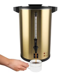Commercial stainless steel Coffee Urn 16L 110cups Double Wall Stainless steel Large Coffee Maker