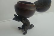 Lovely Antique Fox Inkwell