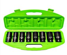 8pc 3/4 -Inch DR 6PT Deep Impact Sockets Metric