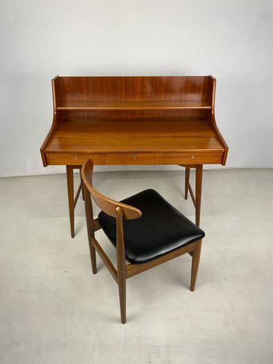 Mid Century Danish Teak Desk & Chair