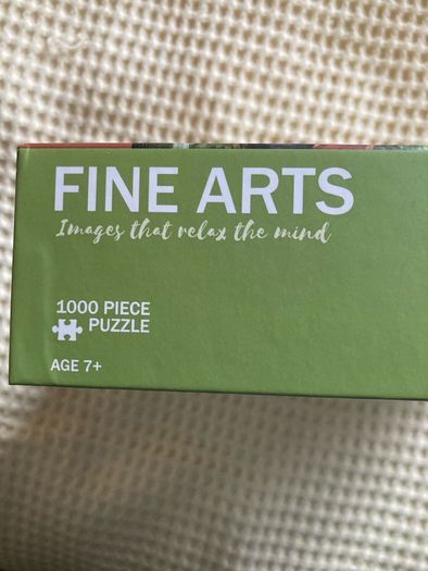 Fine Arts Puzzle 1,000 as new.