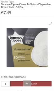 Tommee Tippee Breast Pads for Breastfeeding