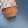Rare Vintage Wood/Wicker Treasure Box Image 2