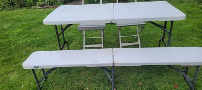 table,bench chairs outdoor