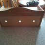 Wooden spice rack or desktop chest with clear acrylic drawers Image 2