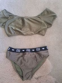 River Island Girls 7-8 girls Khaki bikini