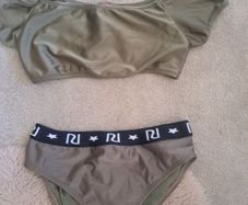 River Island Girls 7-8 girls Khaki bikini