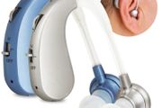 Rechargeable Mini Digital Hearing Aid Listen Sound Amplifier Wireless Ear Aids for Elderly Moderate to Severe Loss