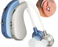 Rechargeable Mini Digital Hearing Aid Listen Sound Amplifier Wireless Ear Aids for Elderly Moderate to Severe Loss