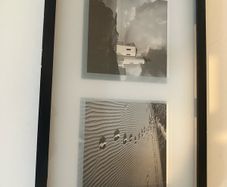 Footsteps Lighthouse Picture in Frame