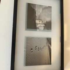 Footsteps Lighthouse Picture in Frame