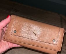 Real Leather Tan Ladies Purse