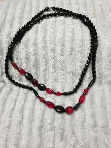 Vintage glass beaded necklace