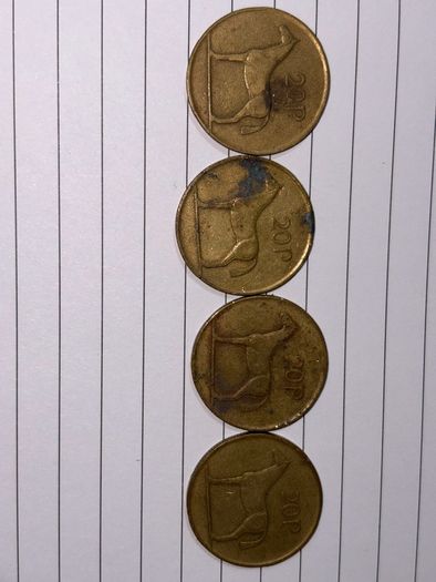 1986 Year of Issue 20p Irish Coin