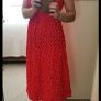 Zara Red Polka Dot Dress - XS Image 2