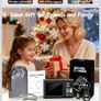 Digital Camera 44MP 1080P FHD Photo Camera Compact Camera 16X Digital Zoom Camera with 32GB Memory Card, Digital Camera for Children, Teenagers, Beginners, Boys, Girls (Black) Image 4