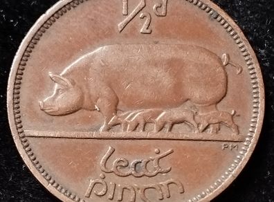Ireland - 1933 - Half Penny - KM.2 - [527]