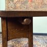 French Rustic Farmhouse Oak Console Table Image 5