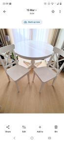 Dining table & chairs