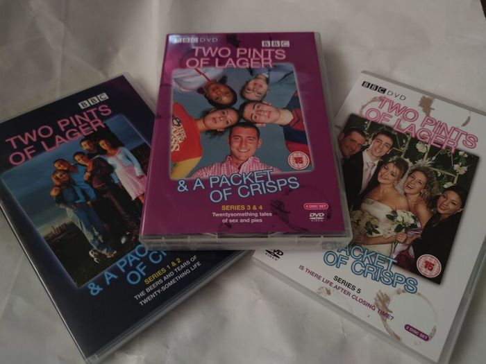 Complete Two Pints of Lager Series 1-5 Dvd Boxsets