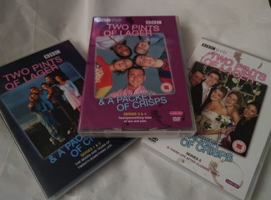 Complete Two Pints of Lager Series 1-5 Dvd Boxsets