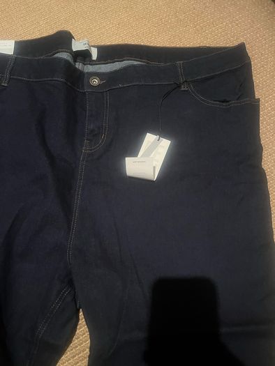 New look dark denim plus size jeans uk26