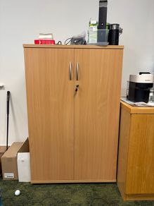Wooden Cabinet with lock