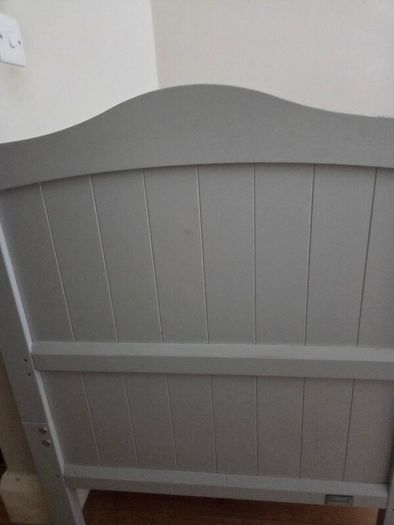 Nested toddler cot with mattress, barely used, good condition