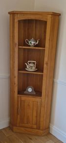 display cabinet oak