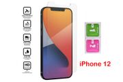 For Apple iPhone 12 Tempered Glass Screen Protector Saver Cover Guard Film New - FHT21IPTG
