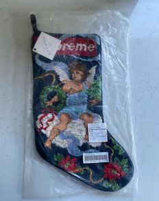 Supreme x Sferra Christmas Stocking (FW20) Navy Blue Brand New in Packaging