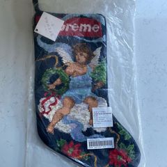 Supreme x Sferra Christmas Stocking (FW20) Navy Blue Brand New in Packaging