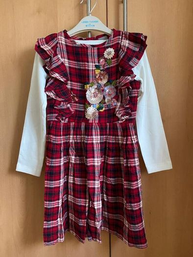 Next Girls Tartan Dress