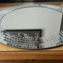 Mirror, Vintage IKEA Tranby round mosaic mirror Image 2
