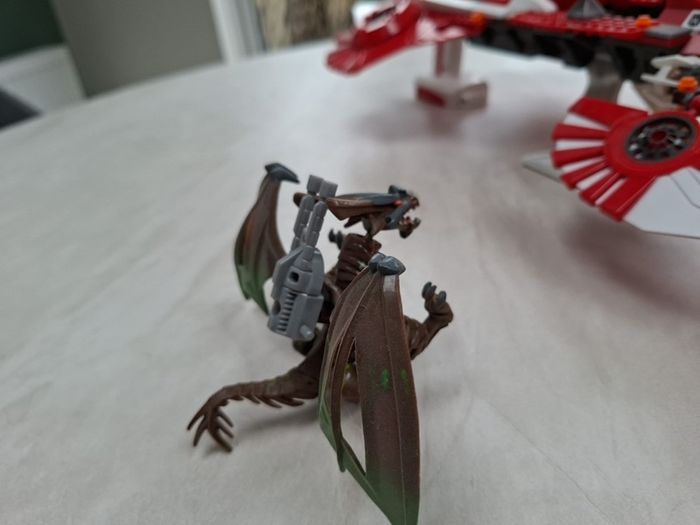 Brick Compatible Spaceship Dragon Playset.