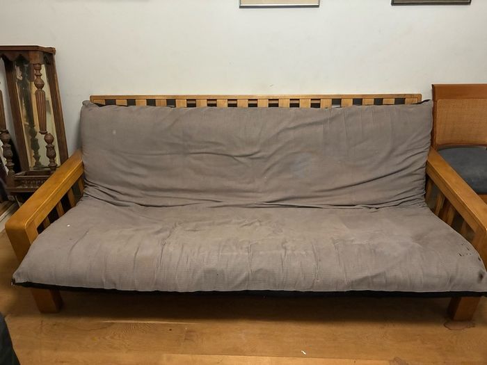 solid wood futon