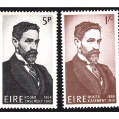 1966 Ireland 50th Anniversary of the Death of Roger Casement Commemorative Stamps Mint Never Hinged (MNH)