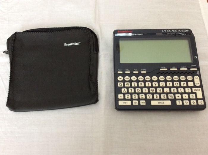 Franklin. Language Master. Words from Merriam-Webster. Special edition, model LM-6000SEV