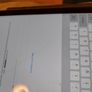 Apple IPAD Air 1st Generation, 32GB, Space Gray, in case with Keyboard, Activation Locked, crack on screen, works fine Image 10