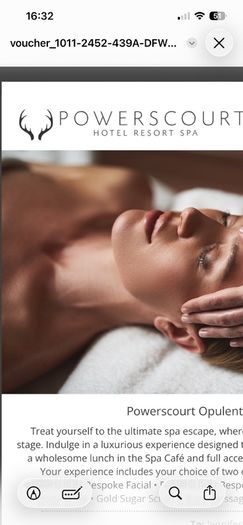 Powerscourt Hotel Spa Voucher