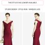 3 x Dessy burgundy bridesmaid dresses Image 3