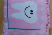 Tooth fairy pillow with pocket -  Pink