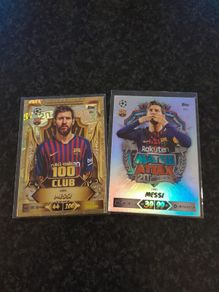 Lionel Messi - Match Attax 2026/27 - Super Rare 100 Club Card & LImited Edition card