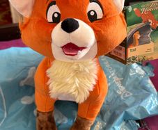 The Disney Store Tod Fox and the Hound soft toy