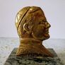 Vintage John Paul II Brass Bust on Marble Base. Image 4