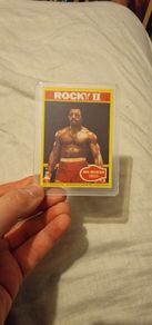 Apollo Creed Carl Weathers Rocky II 1979 Topps Trading Cards