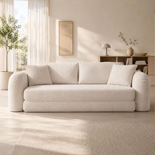 Softy compressed Pull Out Sofa Bed - Beige