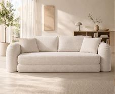Softy compressed Pull Out Sofa Bed - Beige